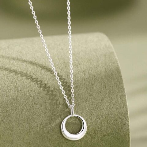 S999 Sterling Silver Simple Women's Necklace