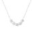 S999 Sterling Silver Irregular Broken Silver Pendant Necklace