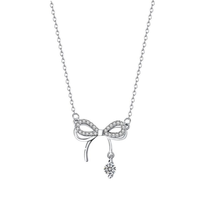 bow pendant necklace