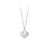 S925 Sterling Silver Heart-Shaped Pendant Necklace