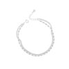 S925 Sterling Silver Double-Layered Bead Bracelet