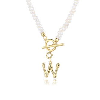 Sterling Silver Initial Necklace