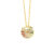 Gold Evil Eye Necklace 925 Sterling Silver