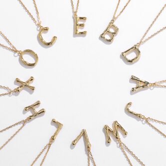 Sterling Silver Initial Necklace