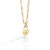 Heart Pendant Necklace Gold 925 Sterling Silver Lock Necklace